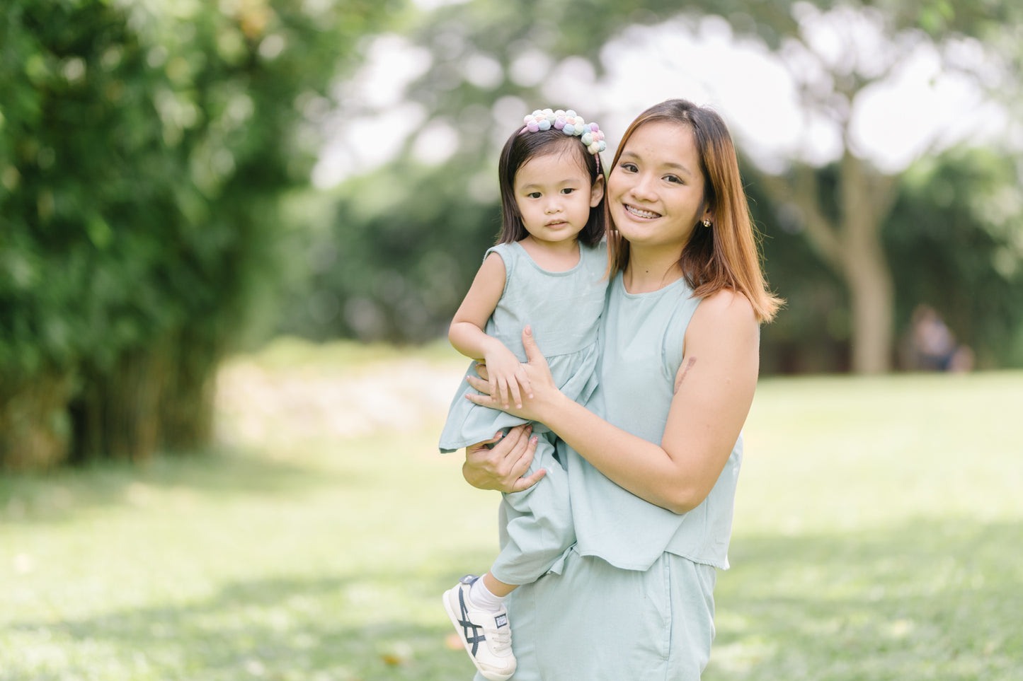 Linen Peplum Set (Girls)