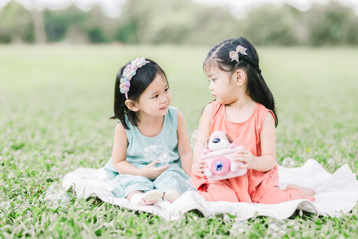 Linen Peplum Set (Girls)